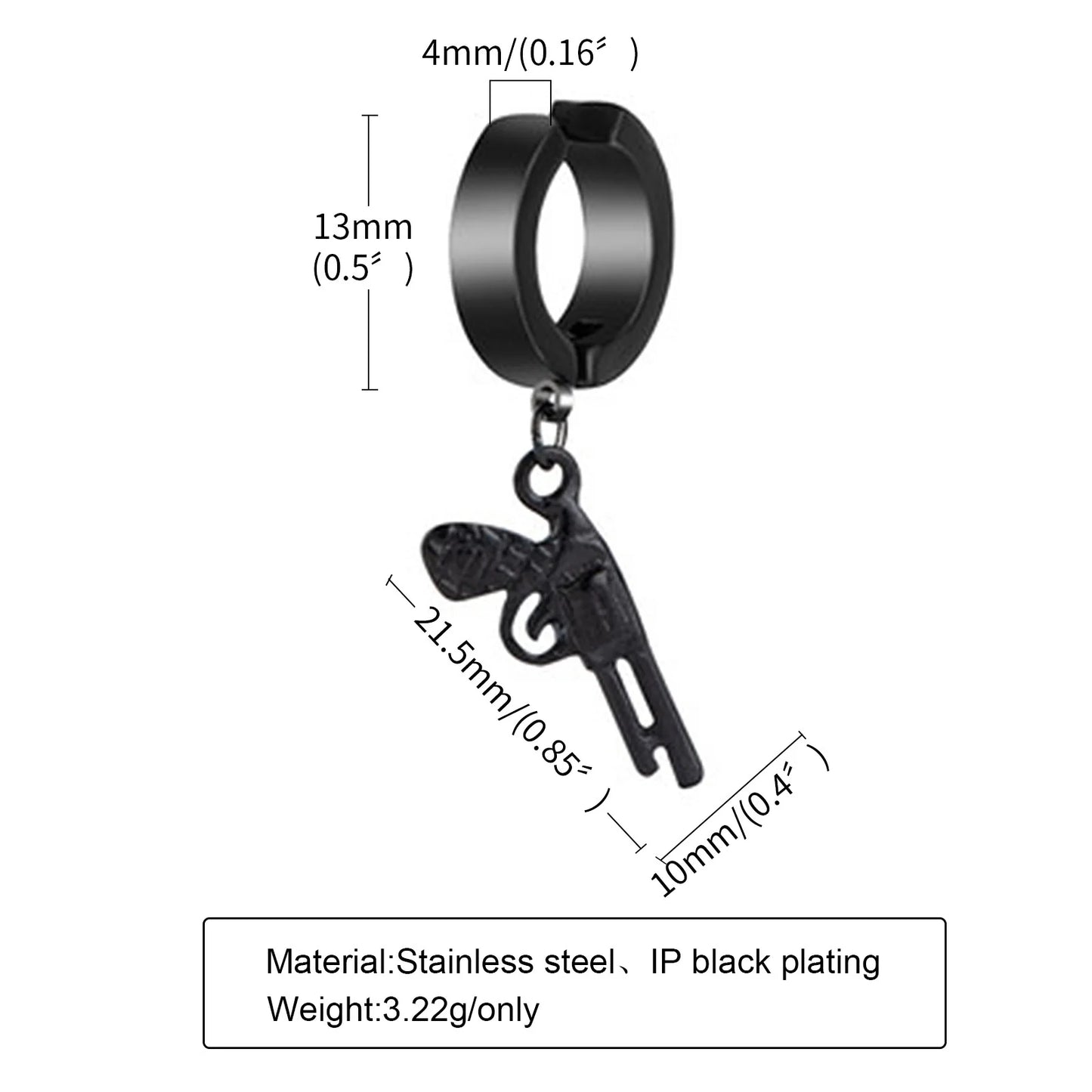 Boucle d'oreille homme