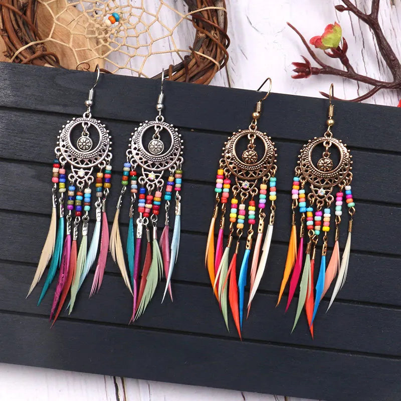 Boucle D'oreille Plume