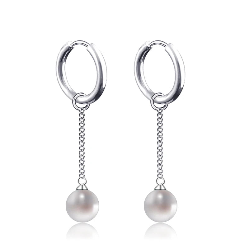 Boucle d'oreille homme pendante