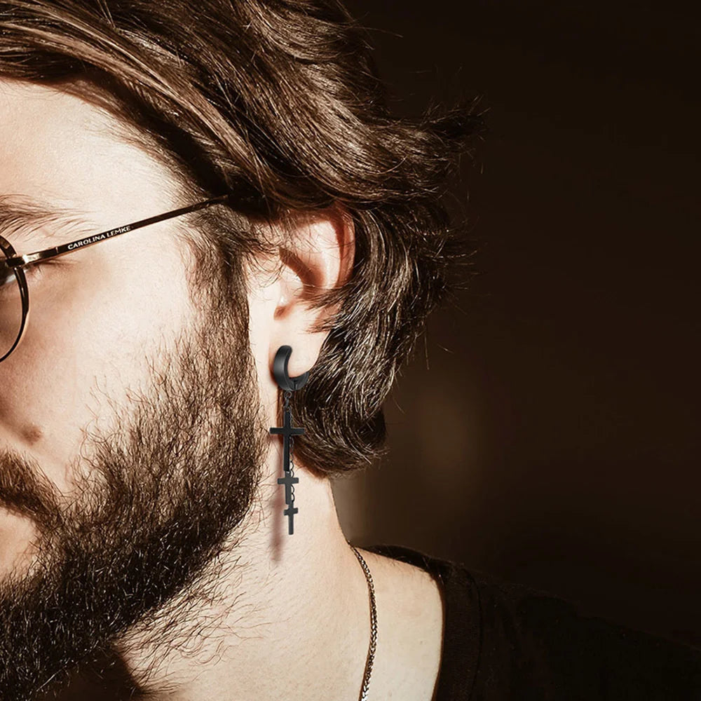 Boucle d'oreille homme