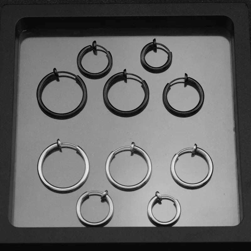 boucle d'oreille homme argent
