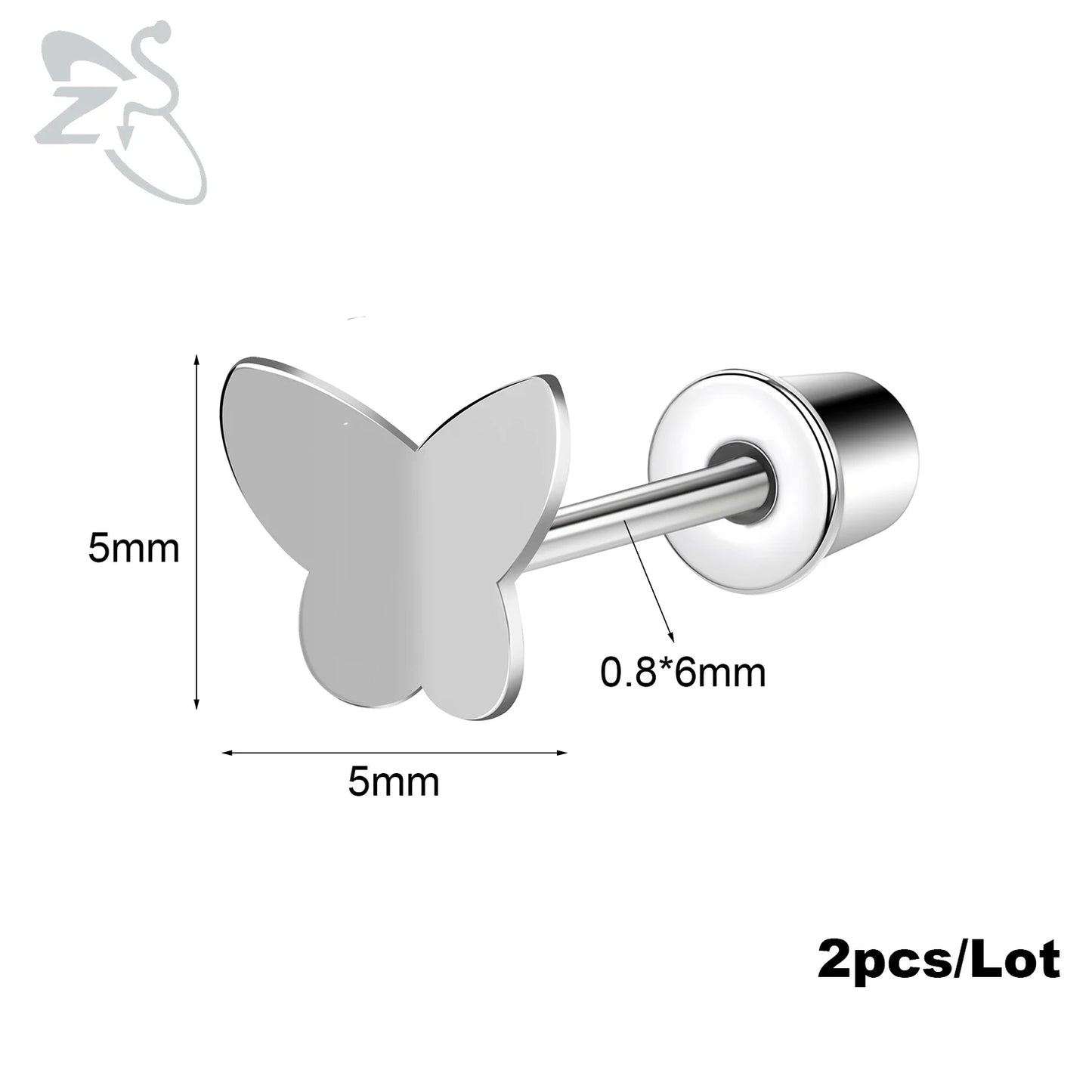 Boucle d'oreille helix argent