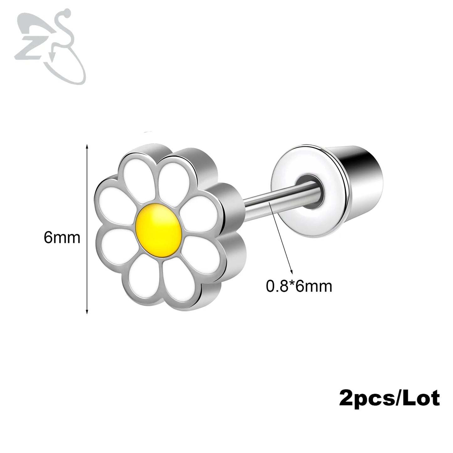 Boucle d'oreille helix argent