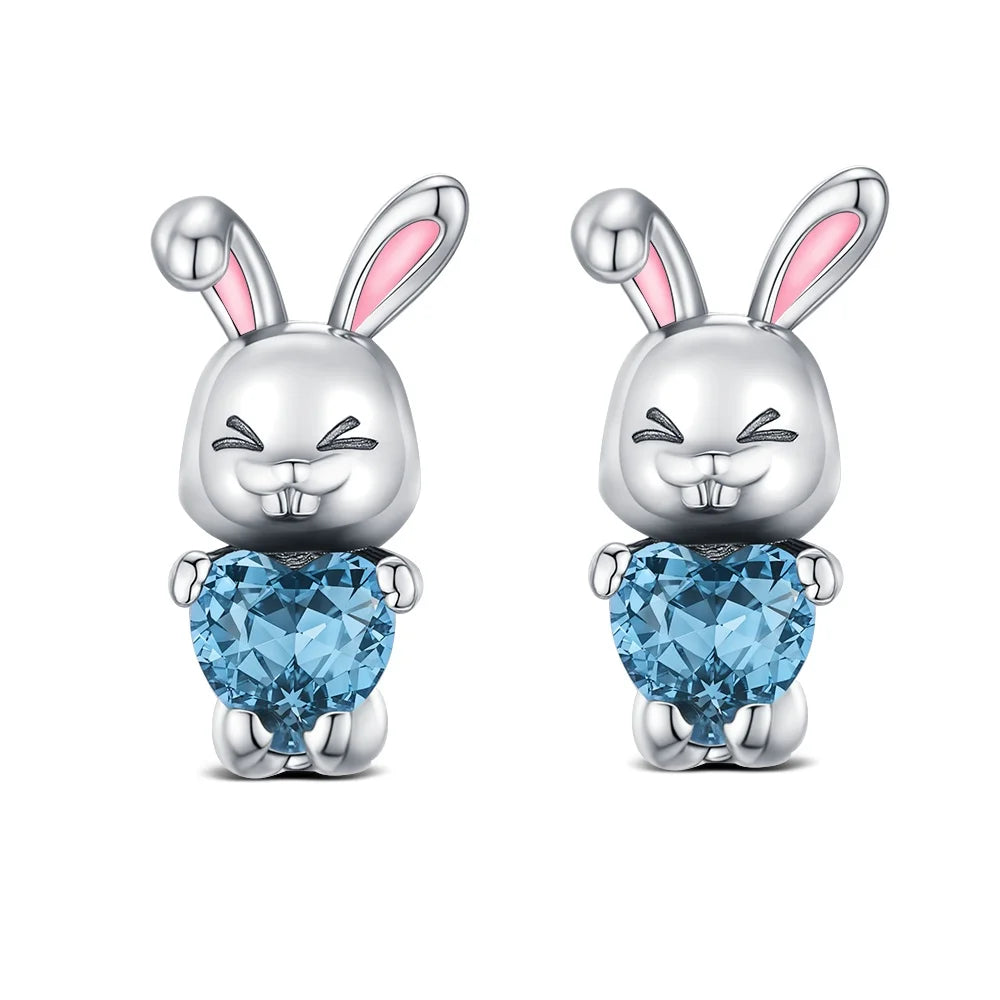 Boucle d'oreille fleur argent
