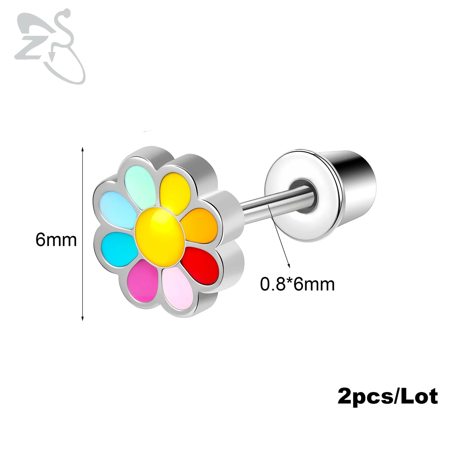 Boucle d'oreille helix argent