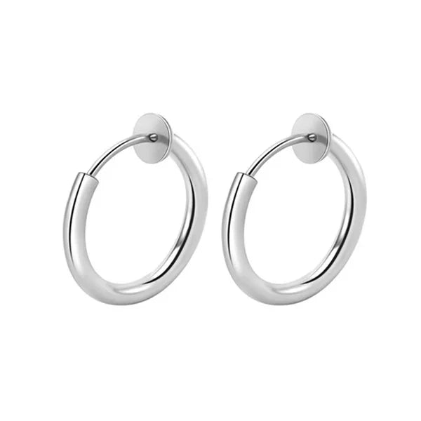 boucle d'oreille homme argent