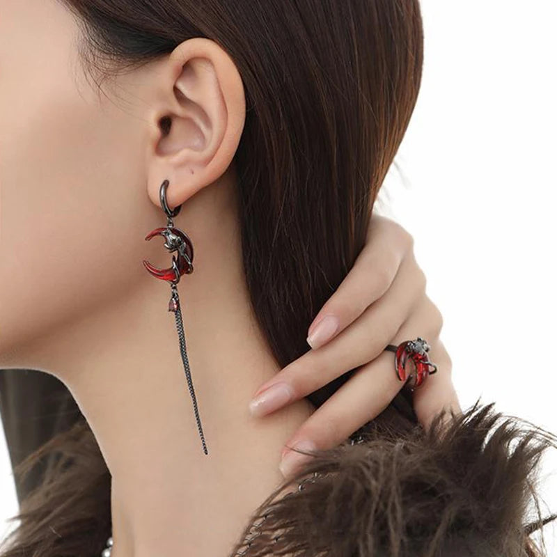 Boucle d'oreille asymétrique