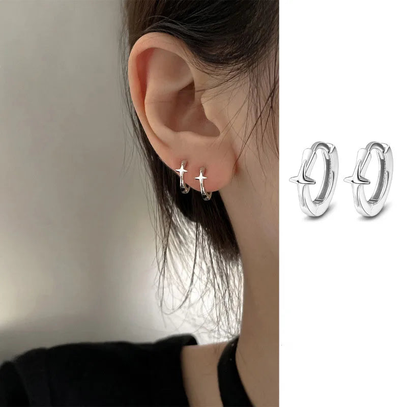 Boucle d'oreille enfant argent