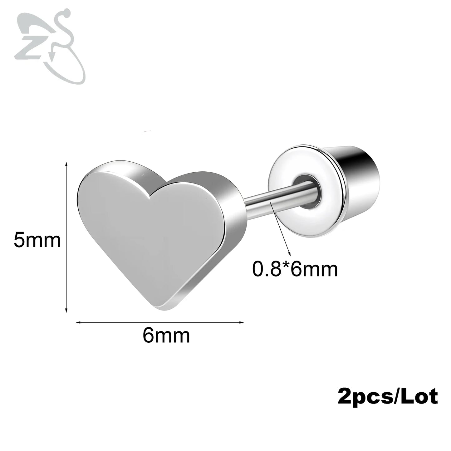 Boucle d'oreille helix argent