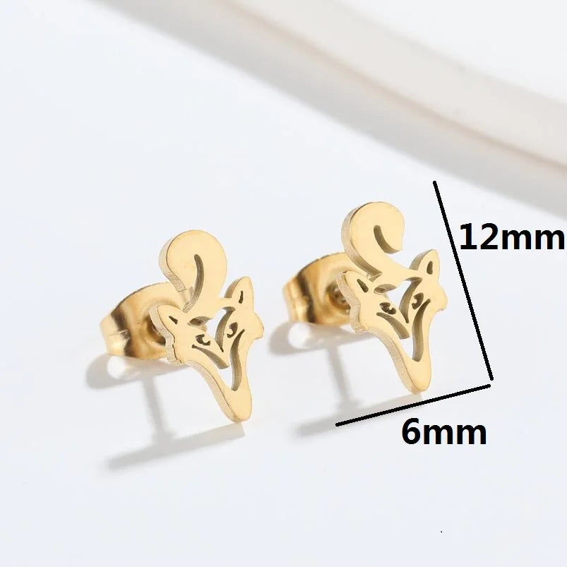 Boucle d'Oreille Renard