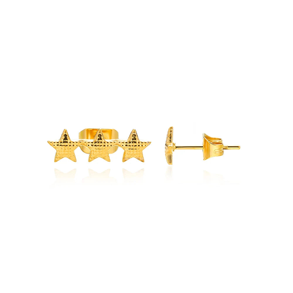 Boucle d'oreille etoile de mer
