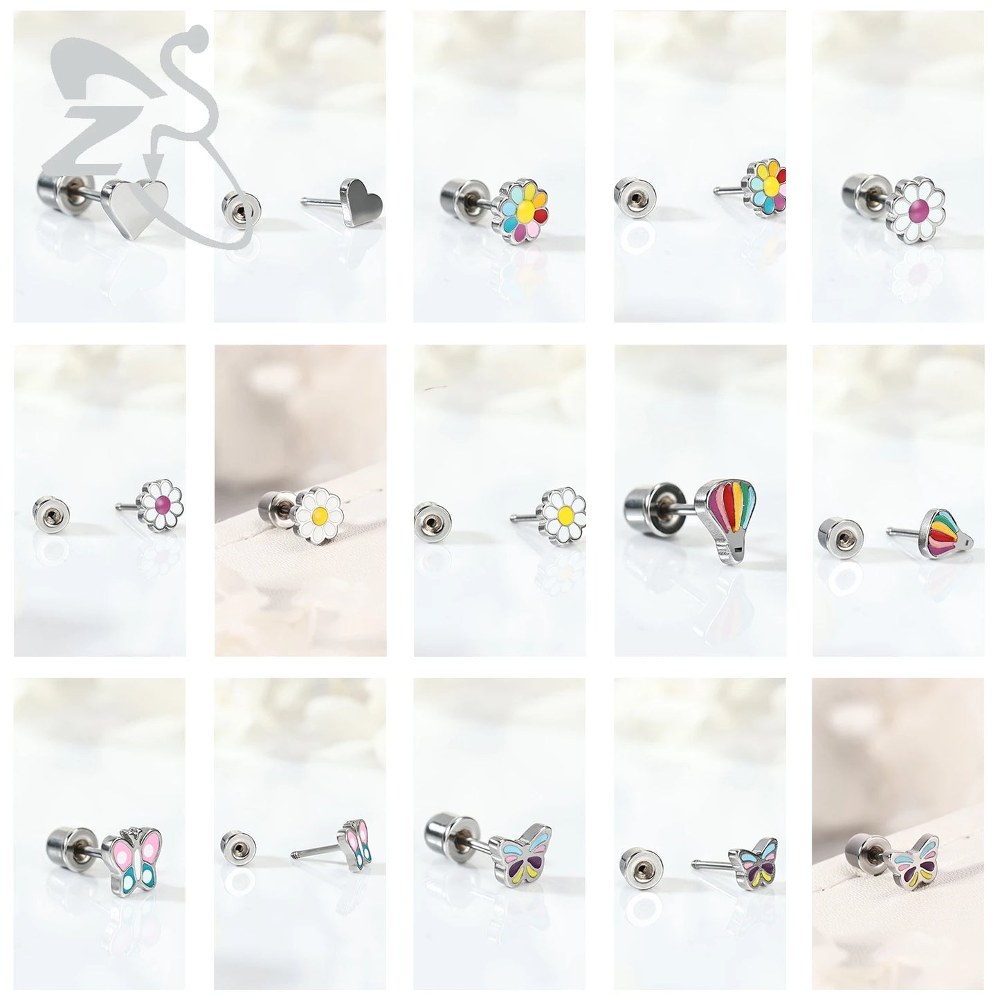 Boucle d'oreille helix argent