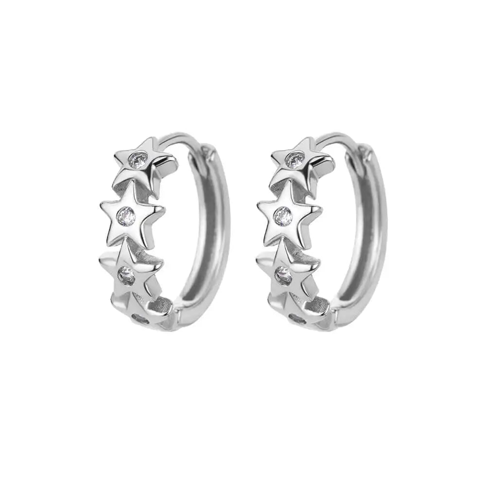 Boucle d'oreille etoile de mer
