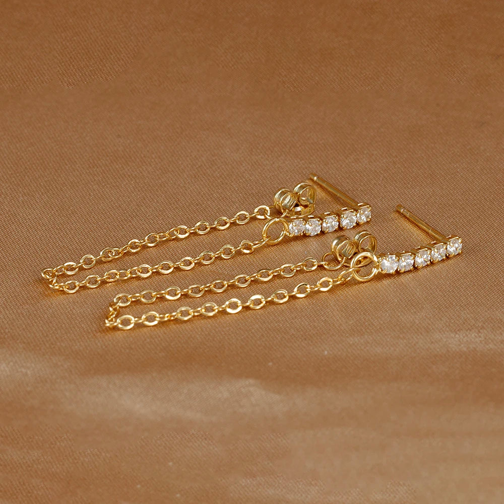 Boucle d'oreille acier inoxydable