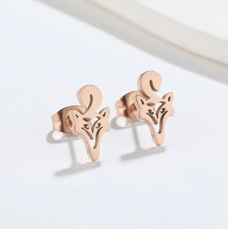 Boucle d'Oreille Renard