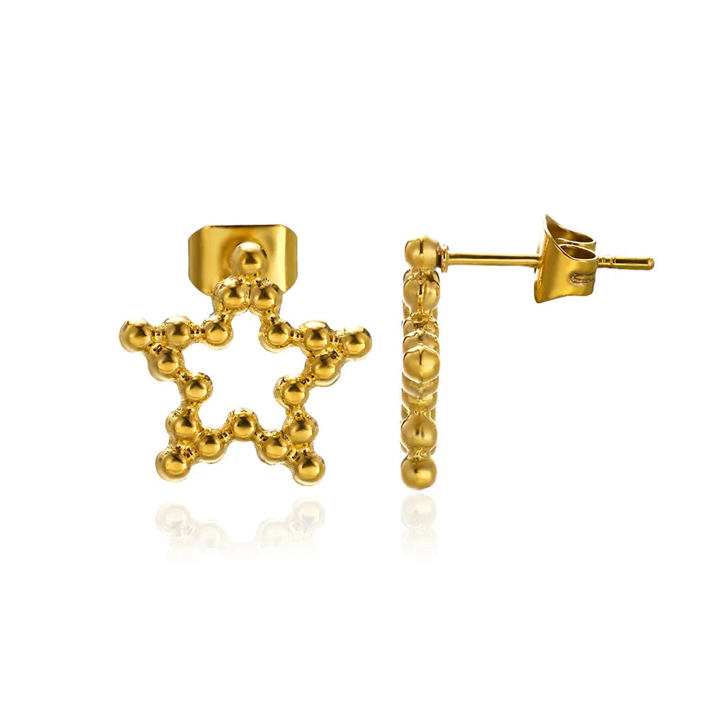 Boucle d'oreille etoile de mer