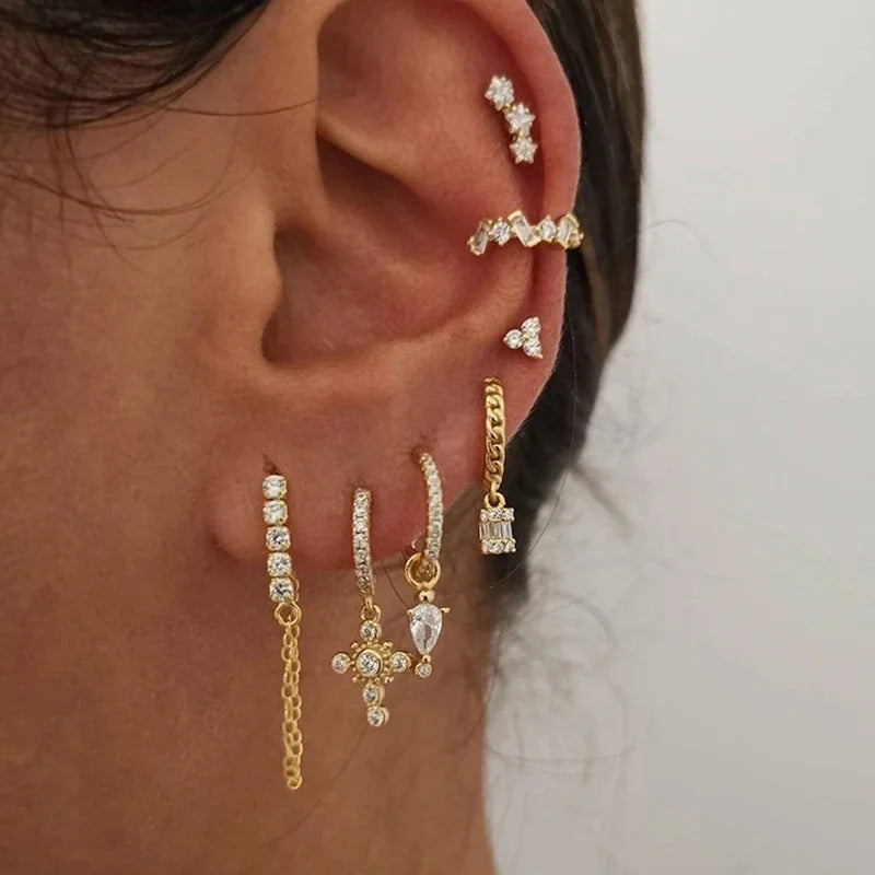 Boucle d'oreille acier inoxydable