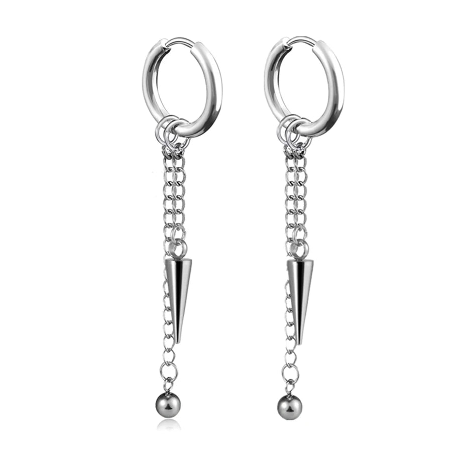 Boucle d'oreille homme pendante