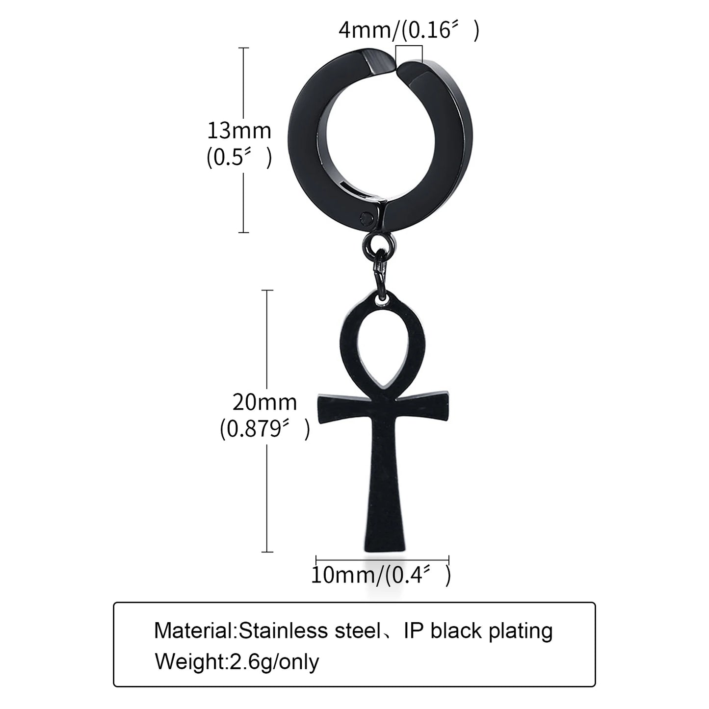 Boucle d'oreille homme