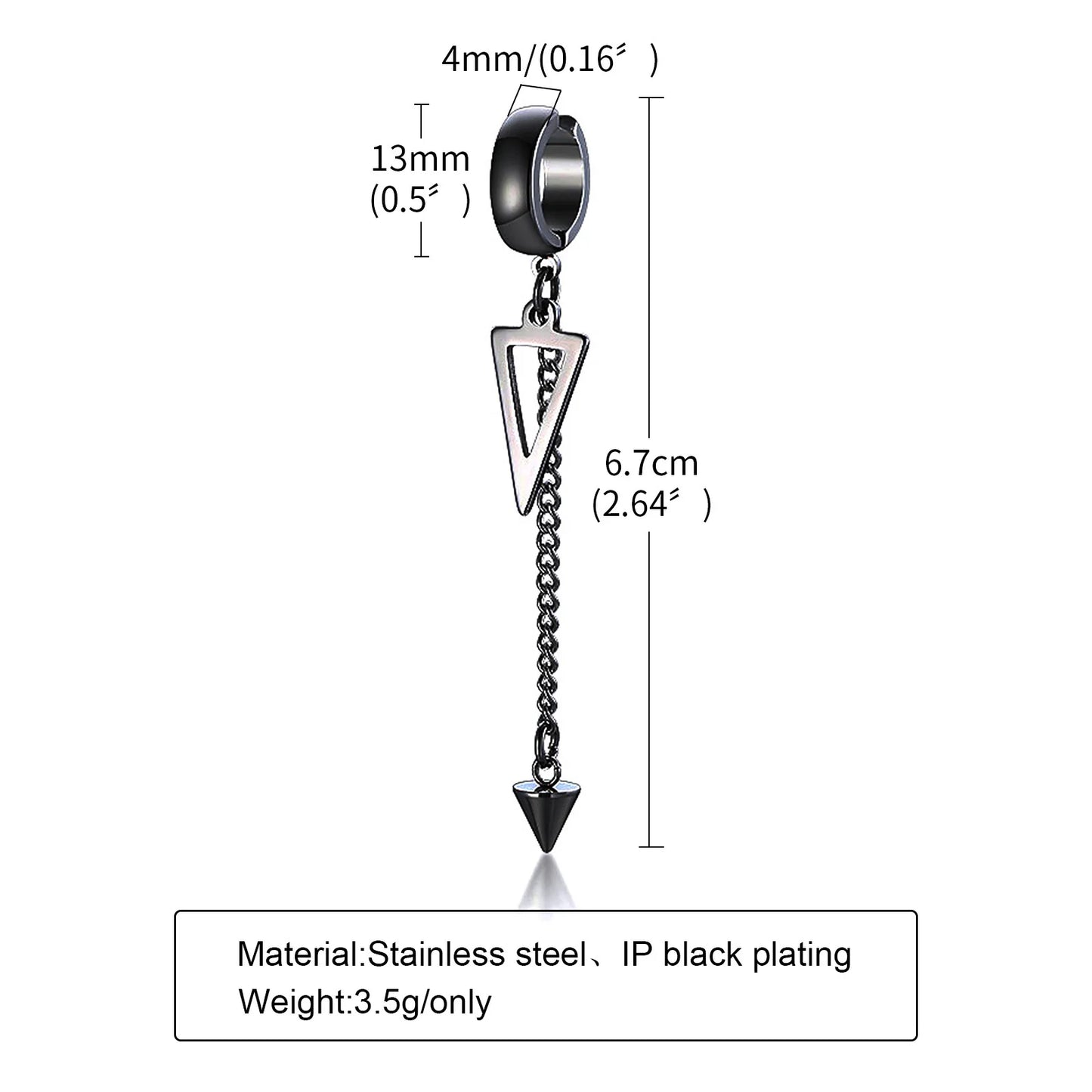 Boucle d'oreille homme