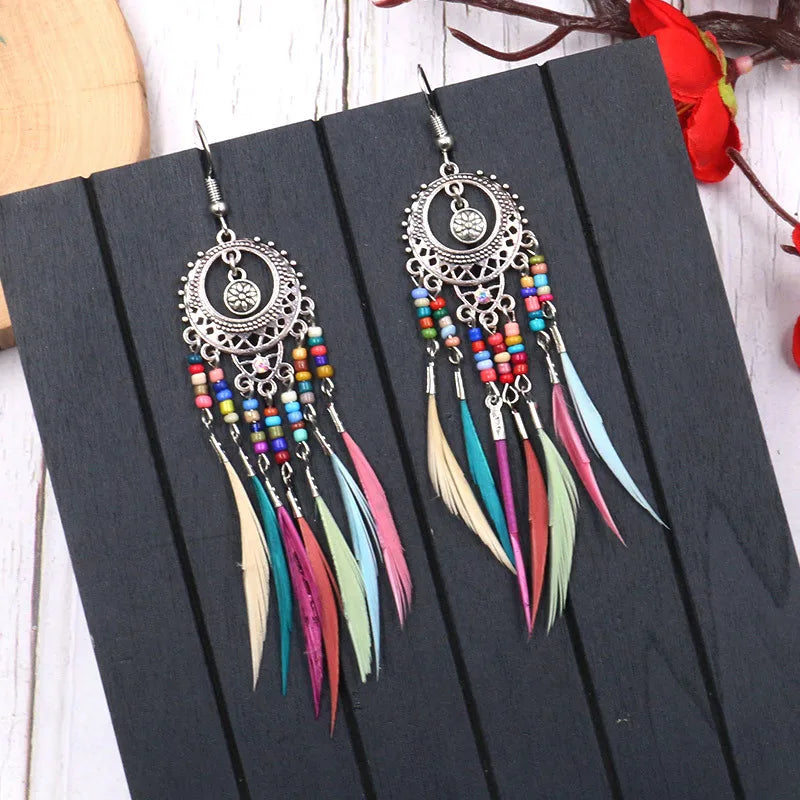 Boucle D'oreille Plume