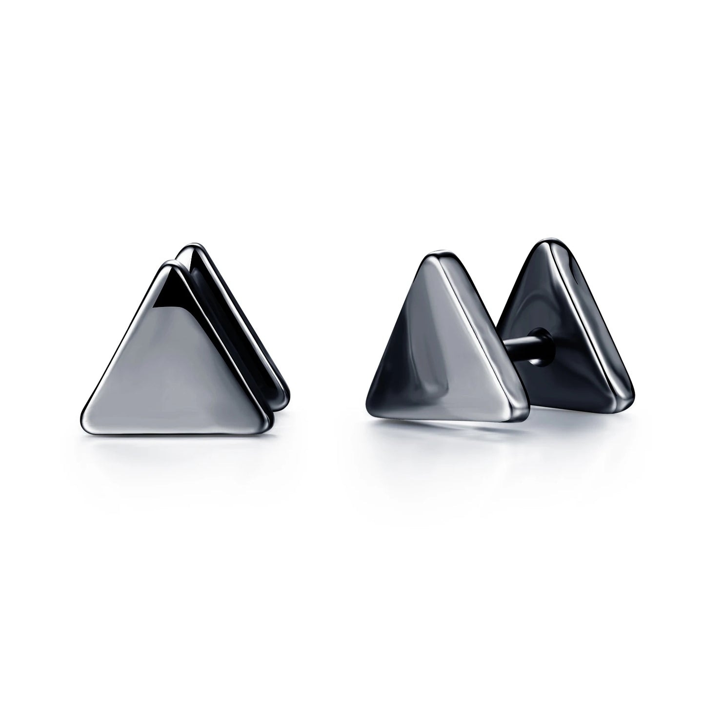 Boucle d'oreille homme noire