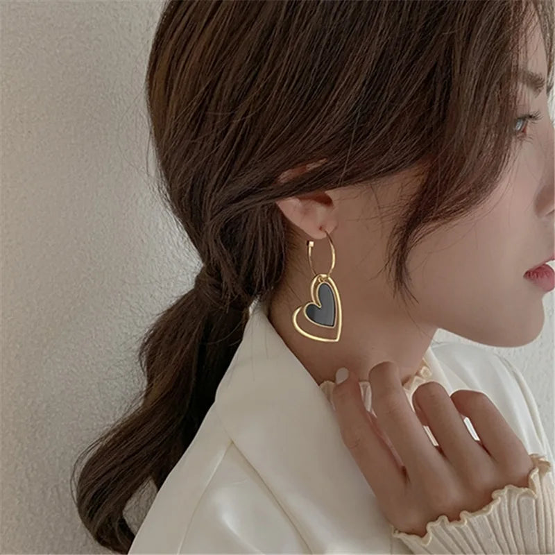 Boucle d'oreil coeur