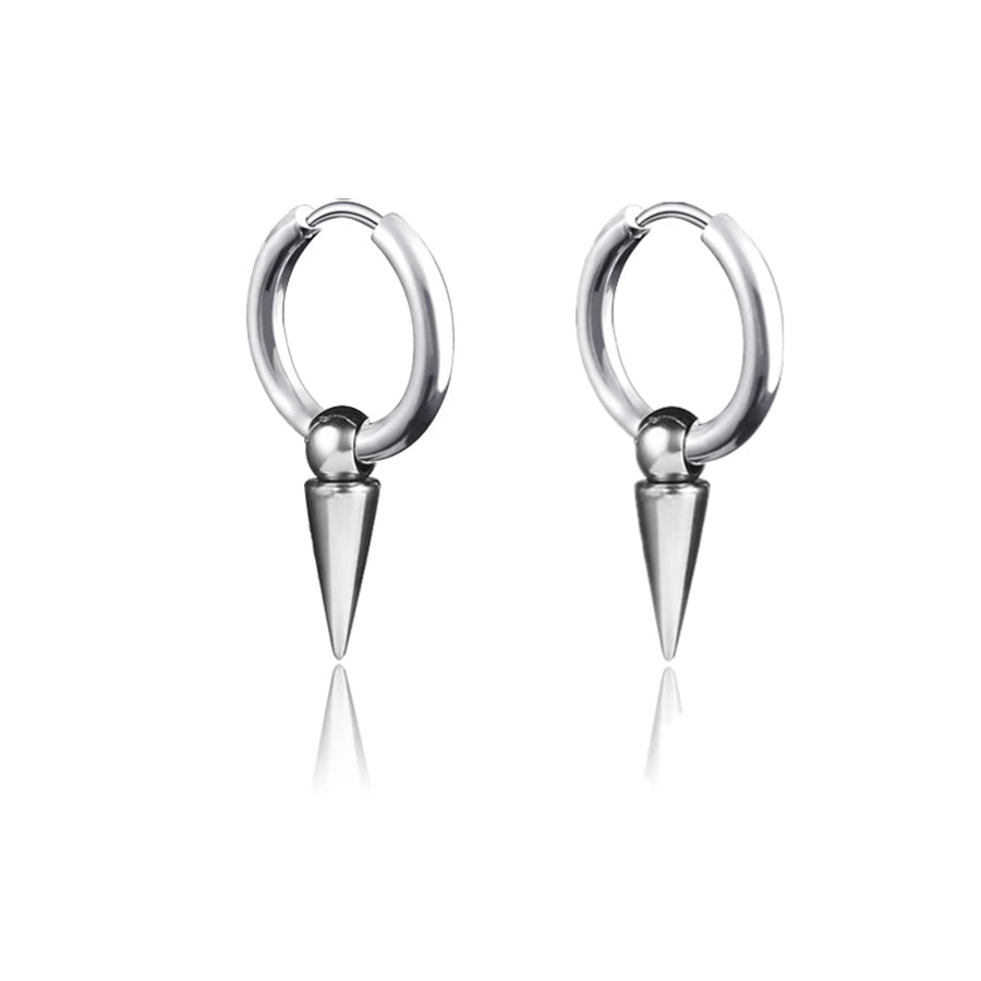 Boucle d'oreille homme pendante