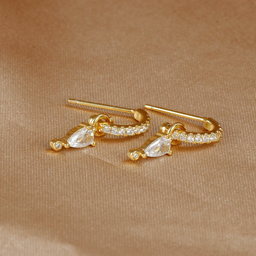 Boucle d'oreille acier inoxydable