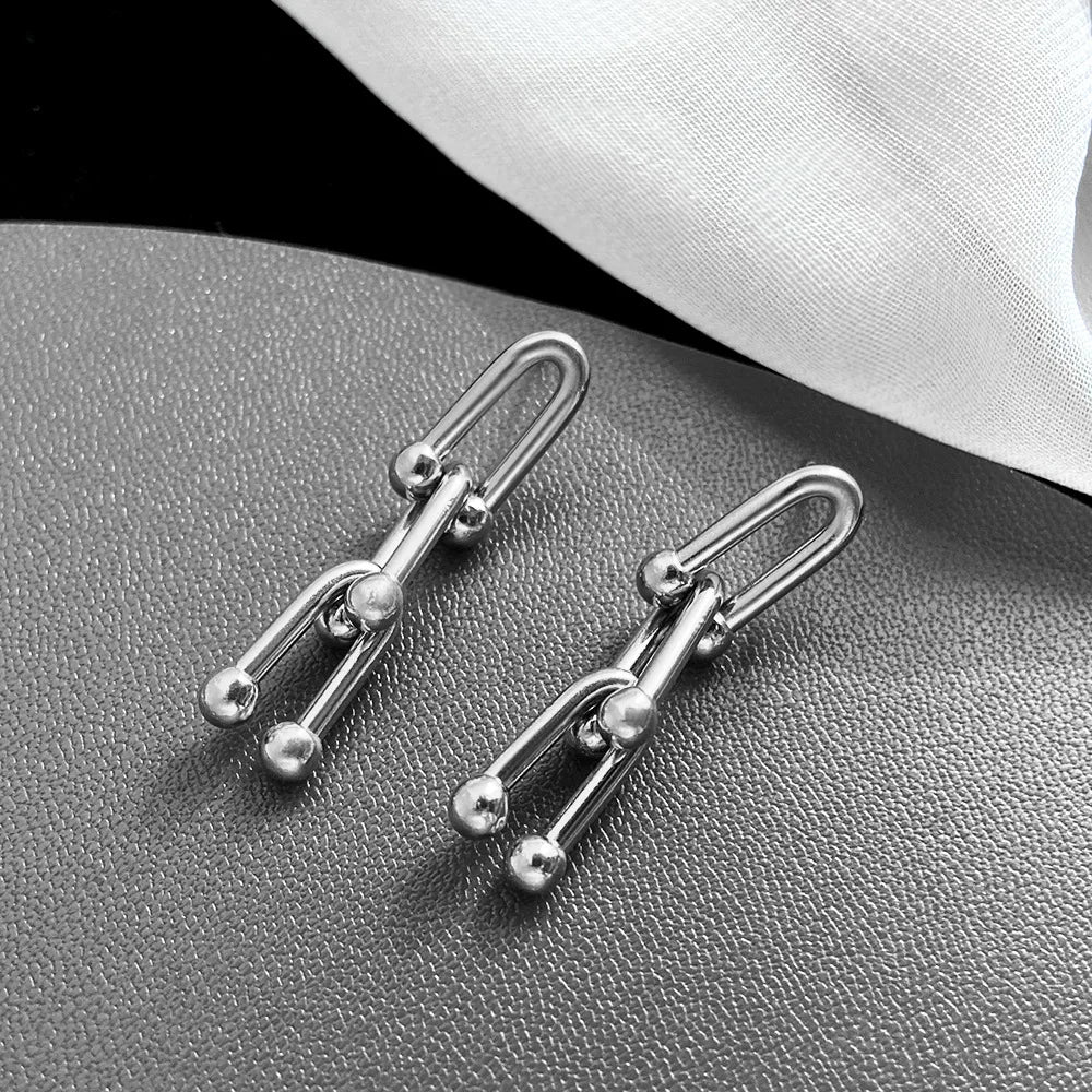 Boucle d'oreille acier inoxydable pas cher