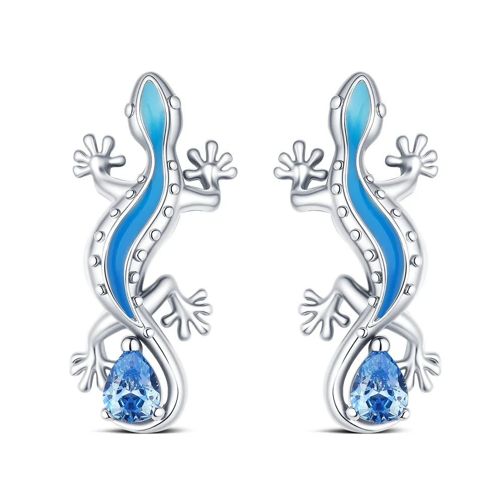 Boucle d'oreille fleur argent