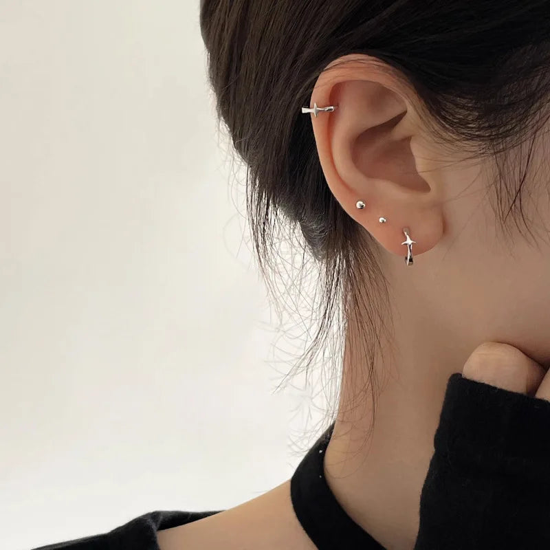 Boucle d'oreille enfant argent