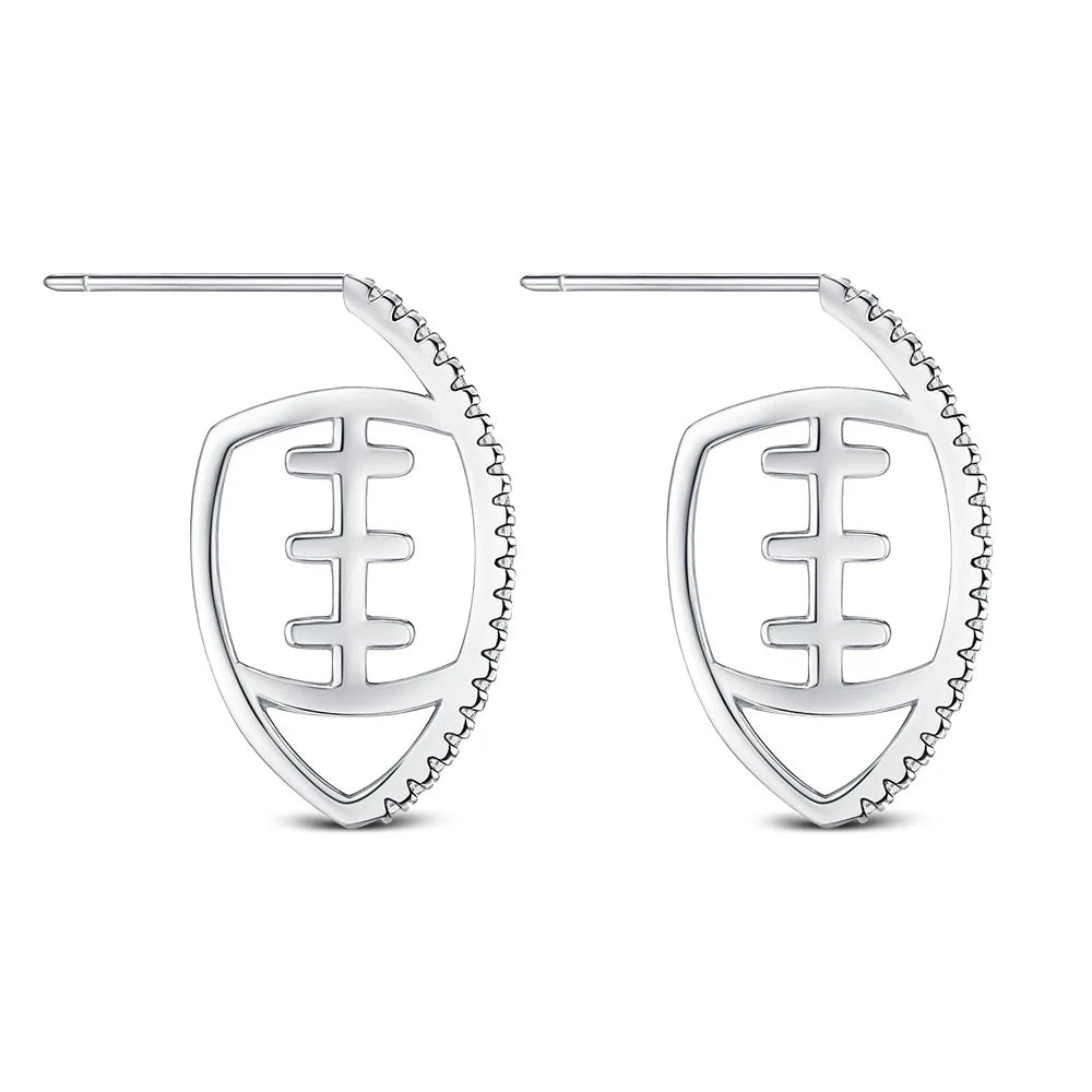 Boucle d'oreille fleur argent