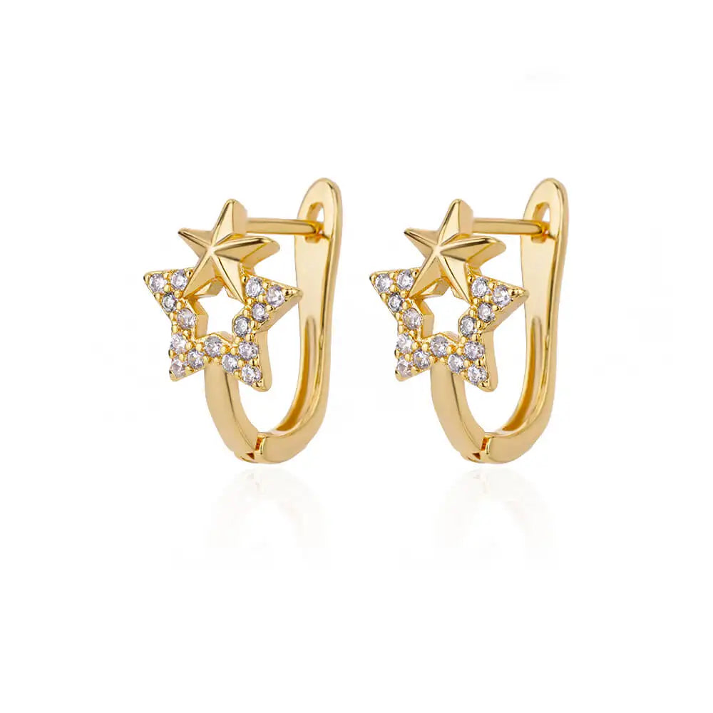 Boucle d'oreille etoile de mer