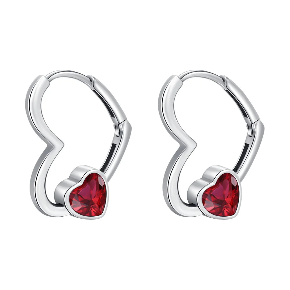 Boucle d'oreille fleur argent