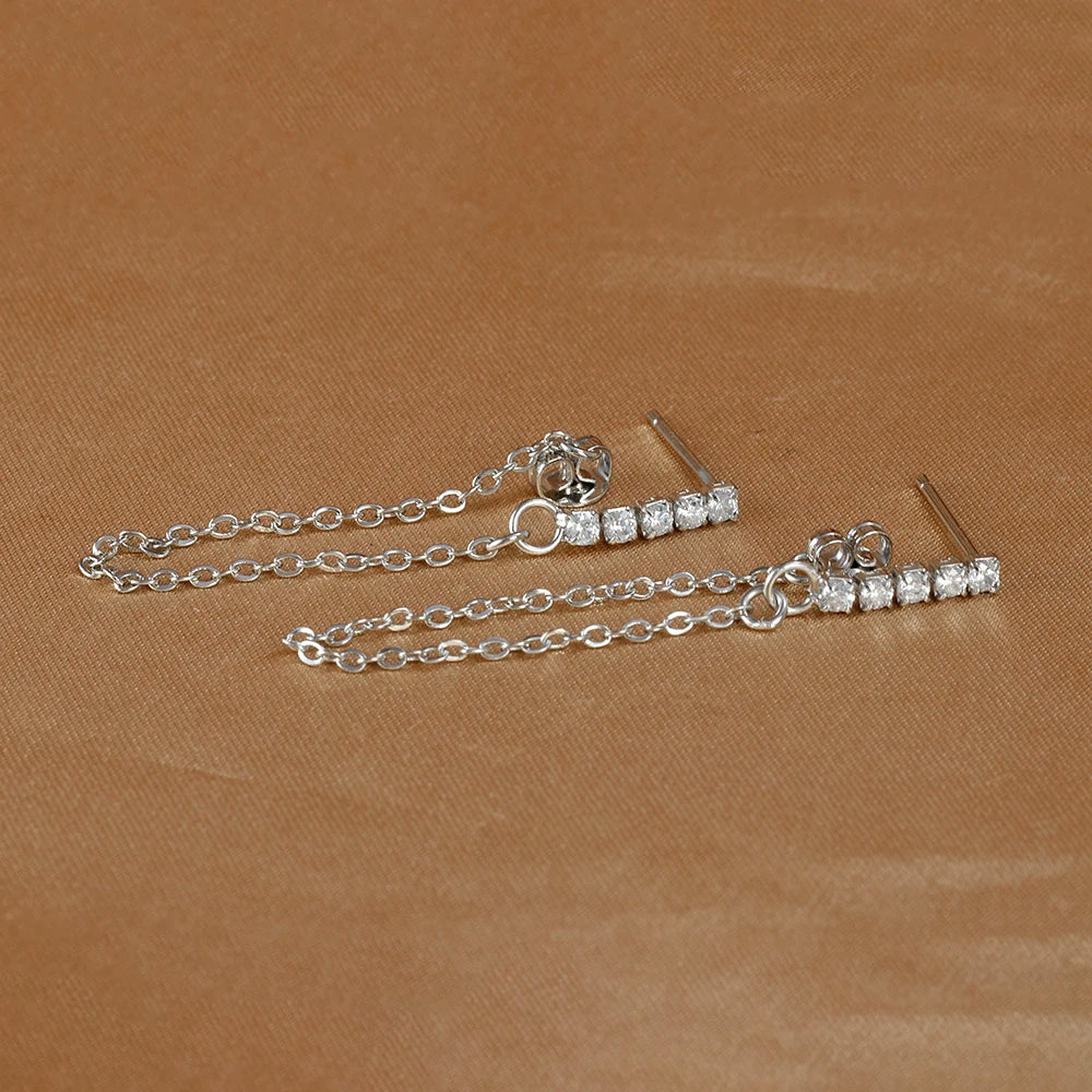 Boucle d'oreille acier inoxydable