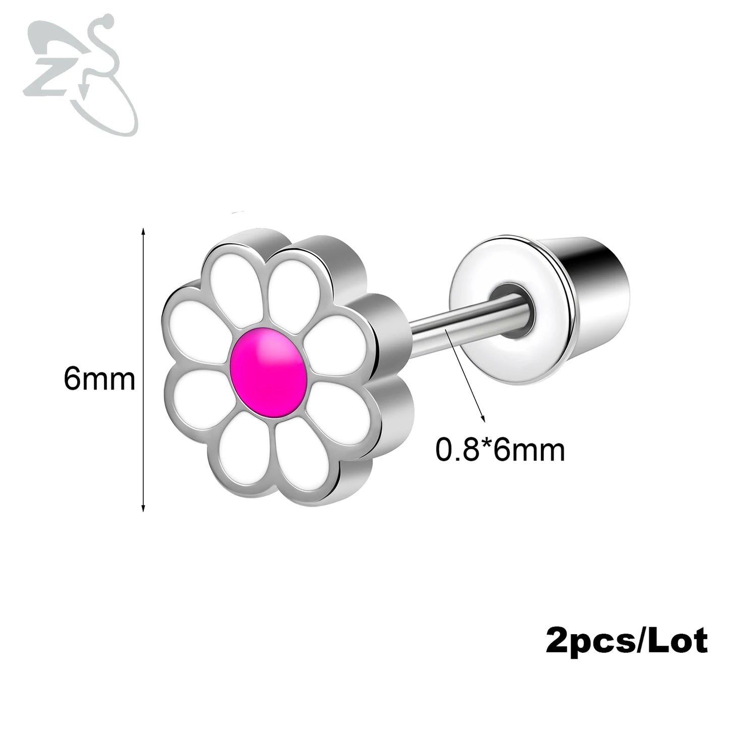 Boucle d'oreille helix argent