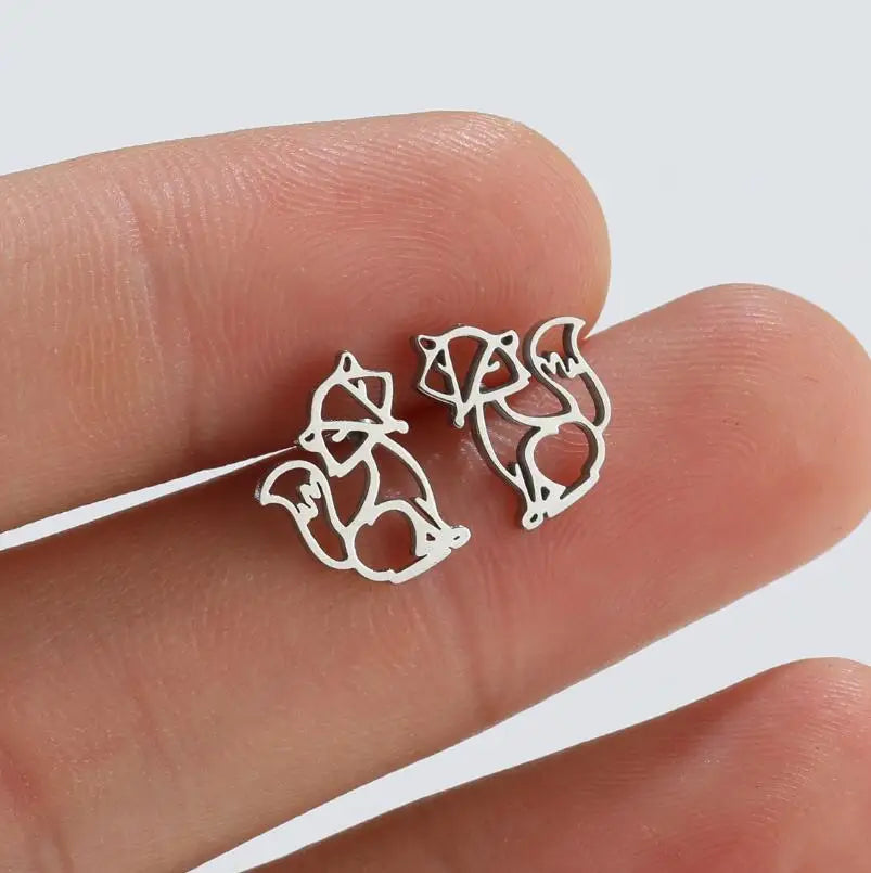 Boucle d'Oreille Renard