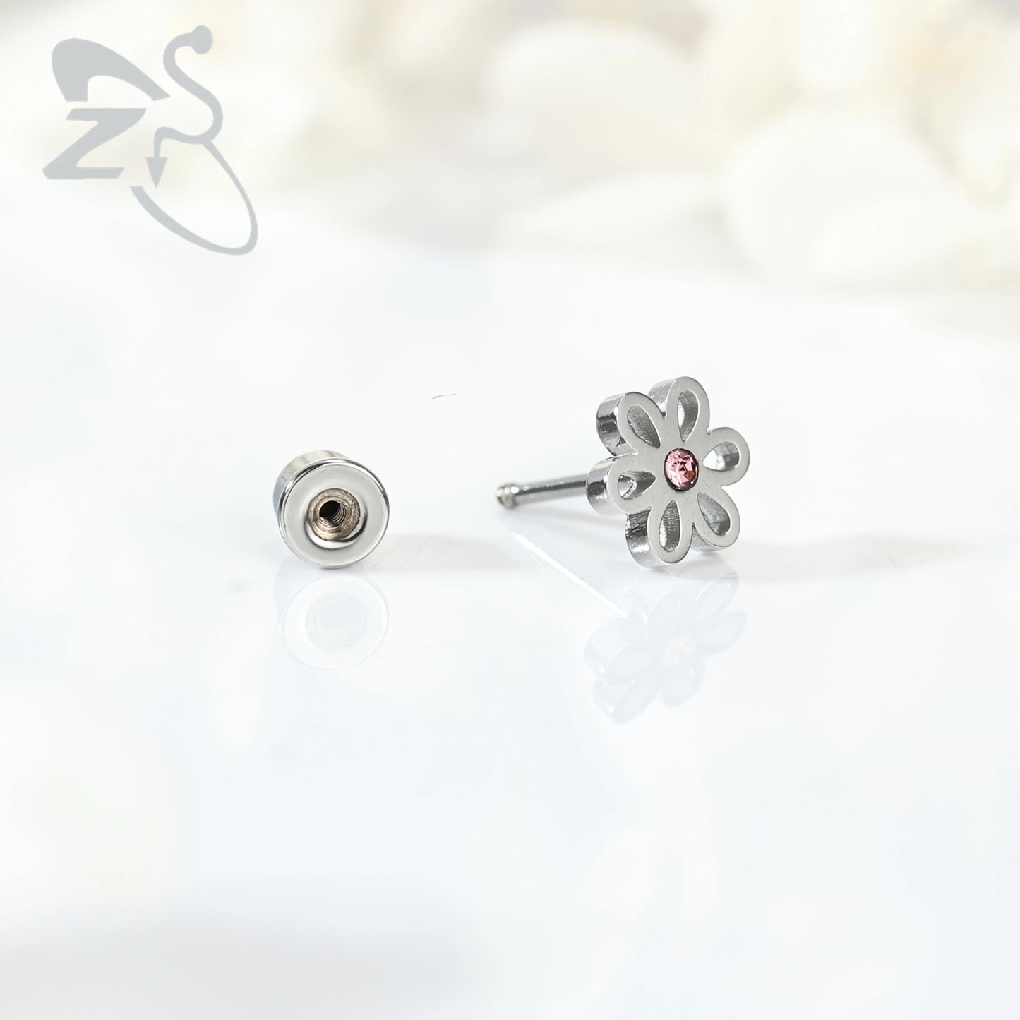 Boucle d'oreille helix argent