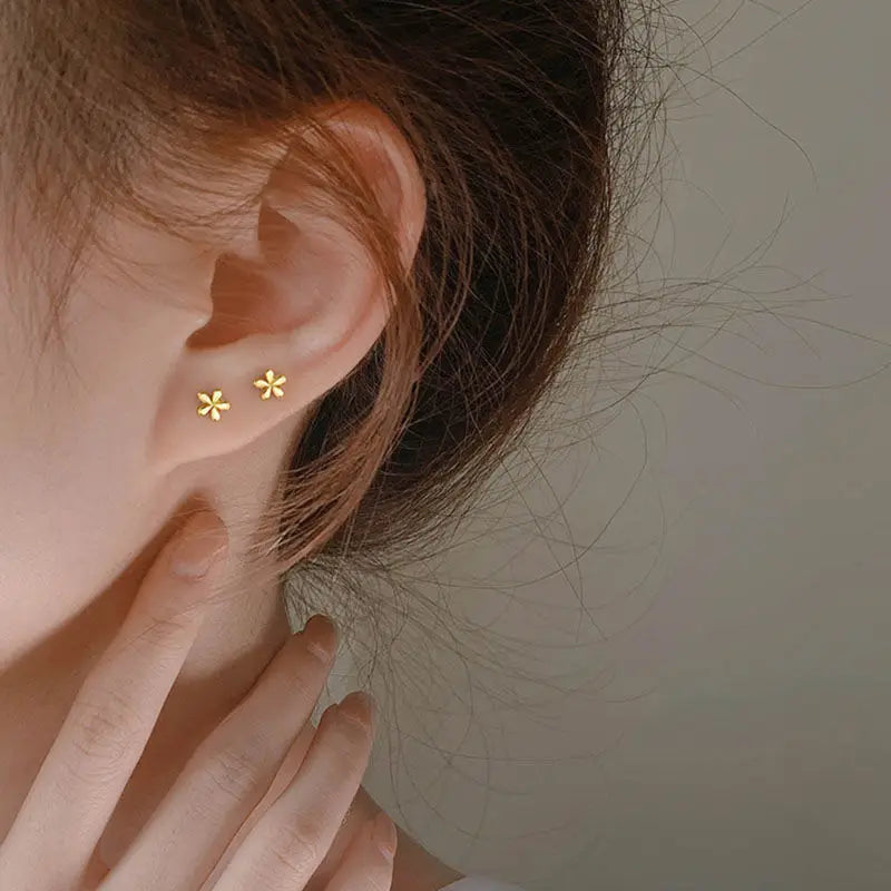 Boucle d'oreille helix or