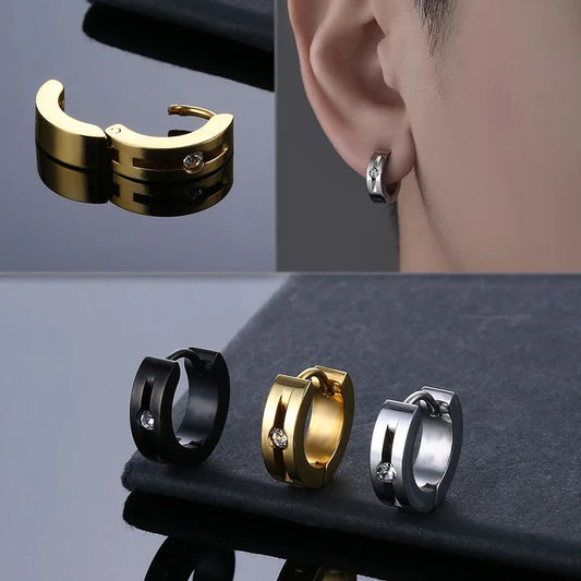 Boucle d'oreille homme luxe