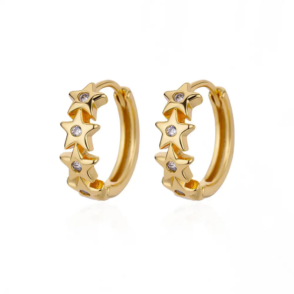 Boucle d'oreille etoile de mer