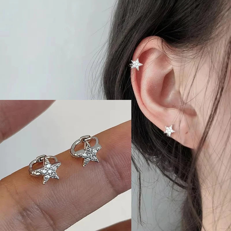 Boucle d'oreille enfant argent