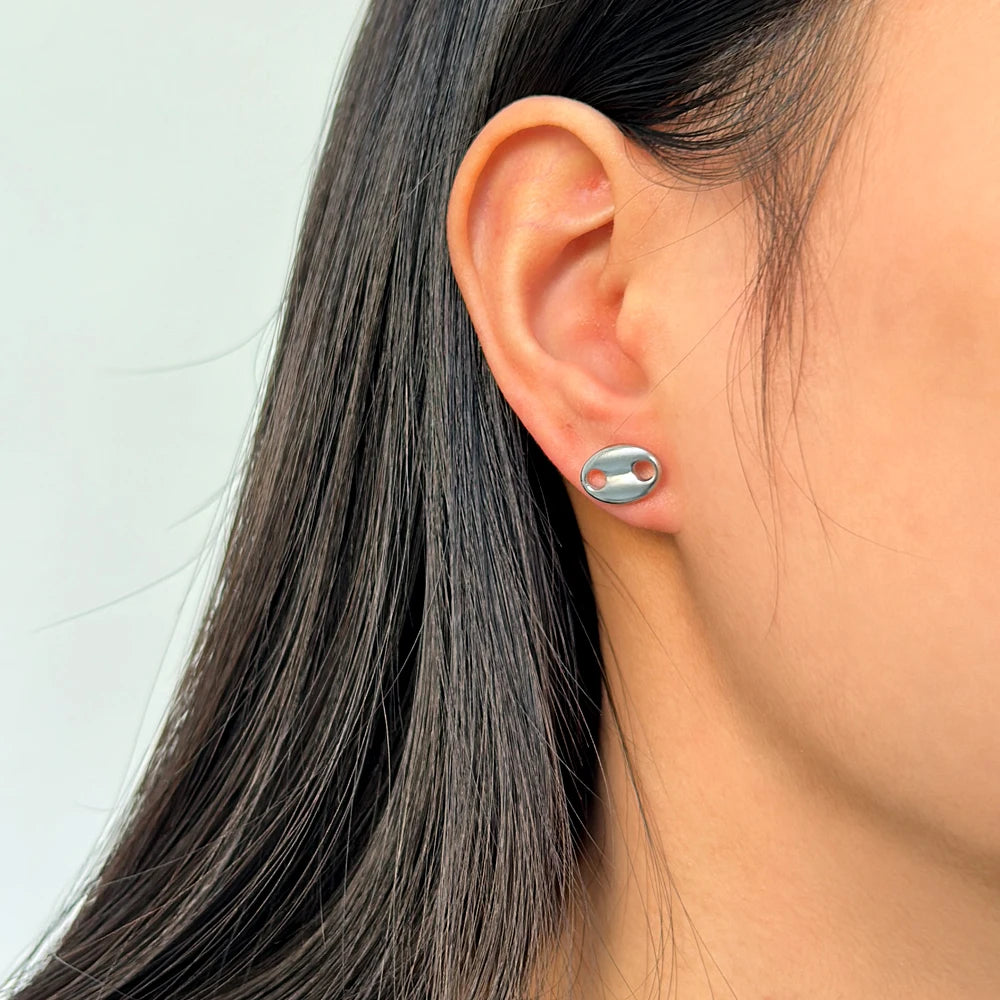 Boucle d'Oreille Grain de Café