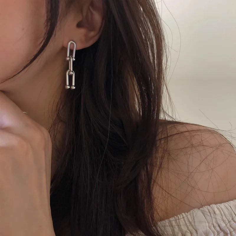 Boucle d'oreille acier inoxydable pas cher