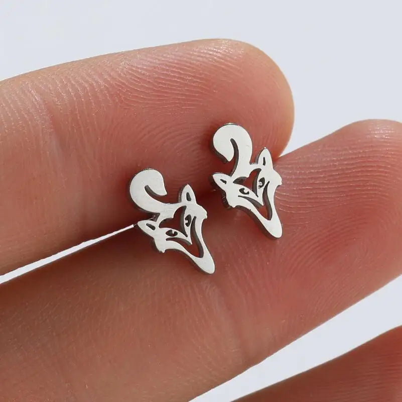 Boucle d'Oreille Renard