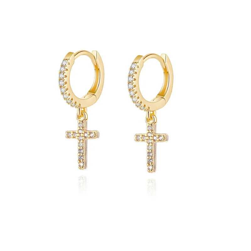 Boucle Doreille Croix