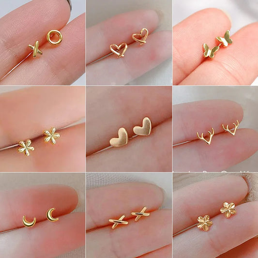 Boucle d'oreille helix or