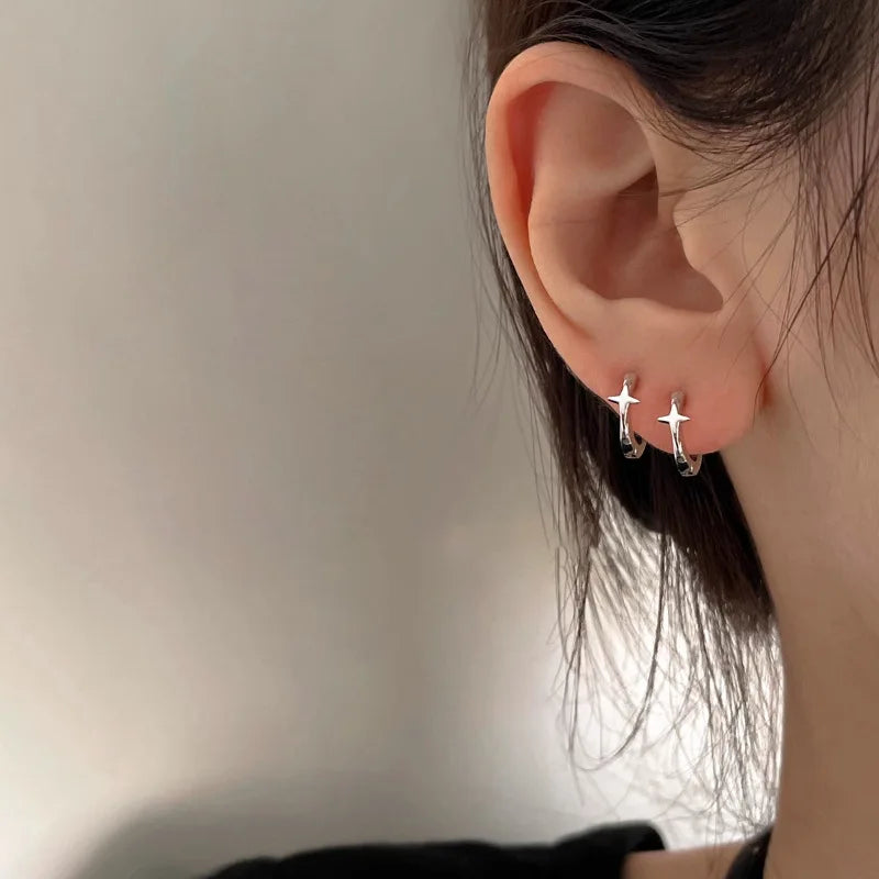 Boucle d'oreille enfant argent