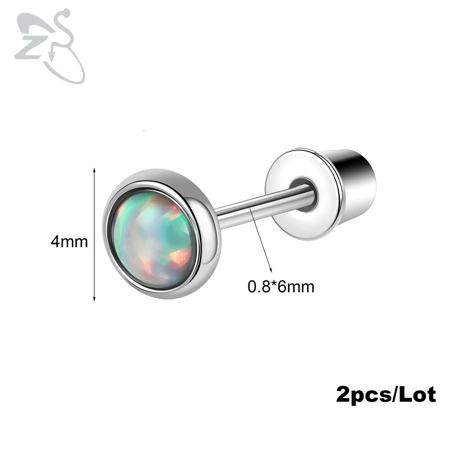 Boucle d'oreille helix argent